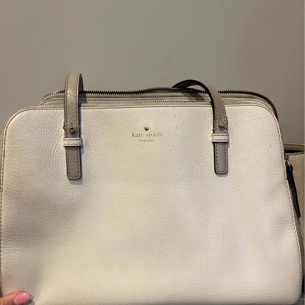 Kate Spade Beige Satchel Bag